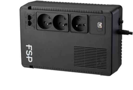 Image du produit Fortron FSP ECO 800-FR Line-interactive UPS,800VA,480W,FR ouutlet*3,12V/5AH*1,230V, Comm USB,RJ45 (800 VA, 480 W, Line-interactive Onduleur)