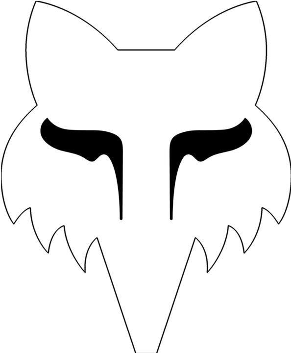 Produktbild Fox STICKER 23 F-HEAD 7" WHT OS