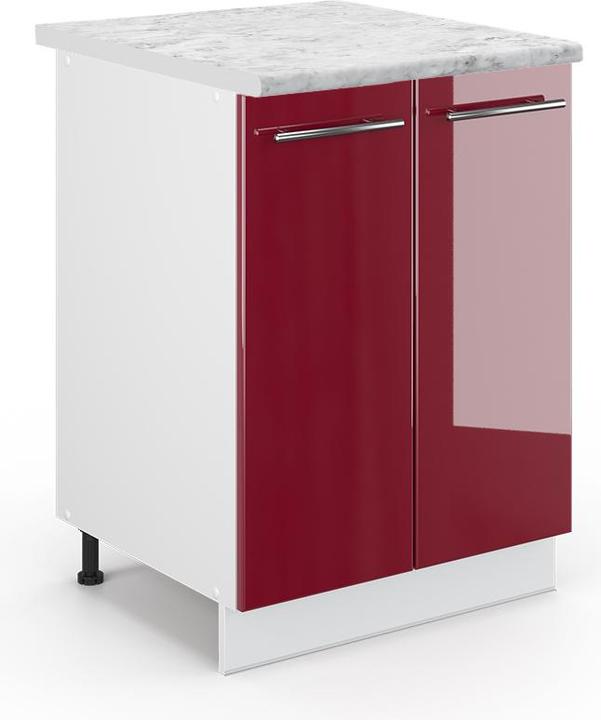 Bordeaux Hochglanz, Rot