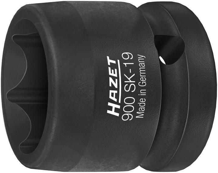 Produktbild HAZET Schlag-, Maschinenschrauber Steckschlüsseleinsatz ∙ Sechskant 900SK-19 ∙ Vierkant12,5 mm (1/2… (19 mm)