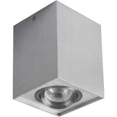 Kanlux, Applique + Plafoniera, GORD 25472 Anbauleuchte GU10 aluminium gebürstet (GU10)