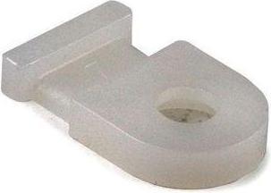 Actual product image HellermannTyton Screw Fix Cable Tie Base, 2.6mm (Fixing loops, 12.50 mm, 100 pcs.)