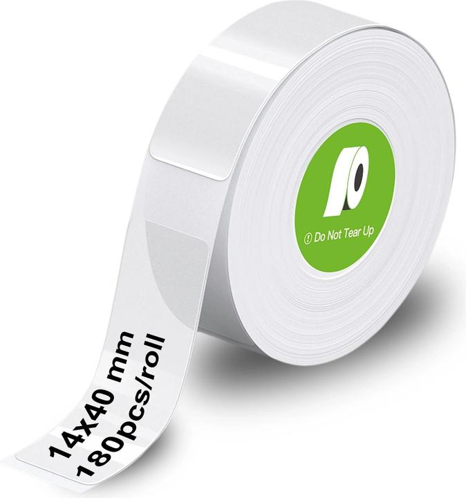 Produktbild Olympia Etikettenrolle für Etikettendrucker transparent, 14,0 x 40,0 mm, 1 x 180 Etiketten (4 cm)