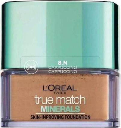 L'Oréal Paris True Match Minerals Powder Foundation 8.N Cappuccino 30ml (8.N Cappuccino)