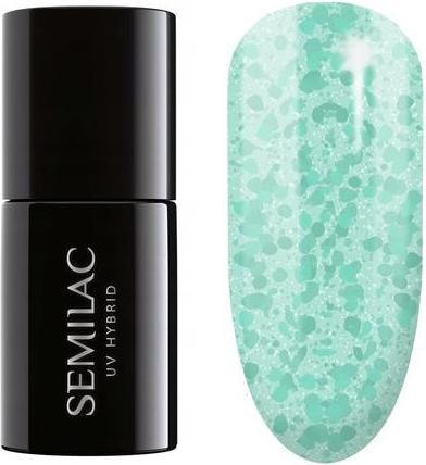 Productafbeelding Semilac UV Hybride Nagellak 495 Mint Glacier 7ml (495 Mint Gletsjer, Gel effect nagellak)