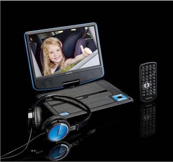 Actual product image Lenco Portable player DVP-910 (DVP910BLAU) (Portable DVD player)