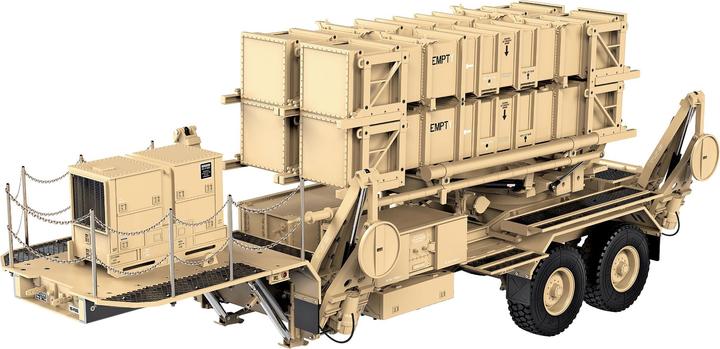 Actual product image Amewi Semi trailer US M747 launcher, sand 1:12, kit