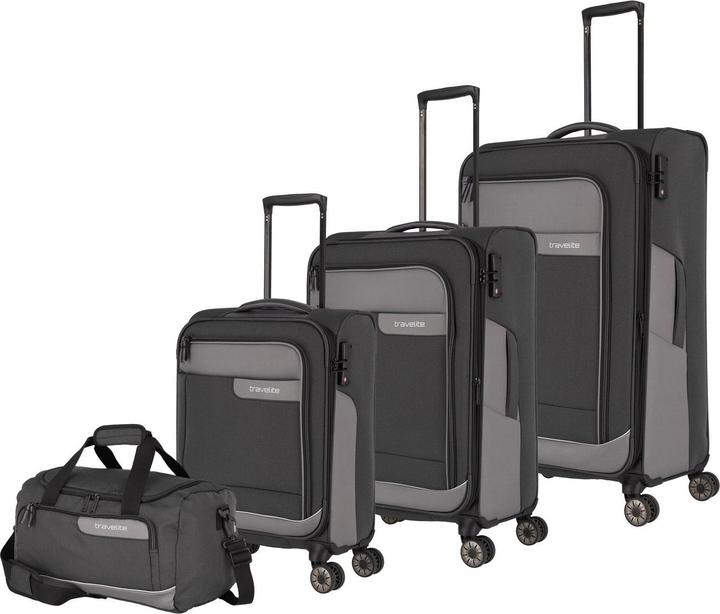 Actual product image Travelite VIIA 4-wheel suitcase set 4 pcs. (195 l)