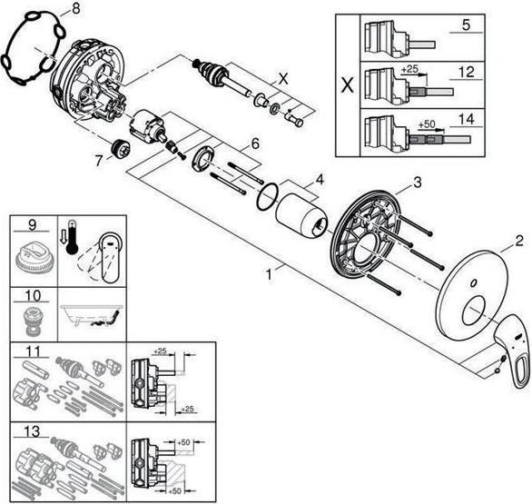 Image du produit Grohe Eurostyle 24049 FMS