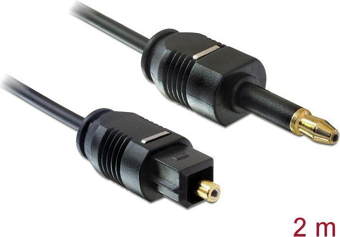 Actual product image Delock Toslink – Mini Toslink (2 m, Toslink cable)