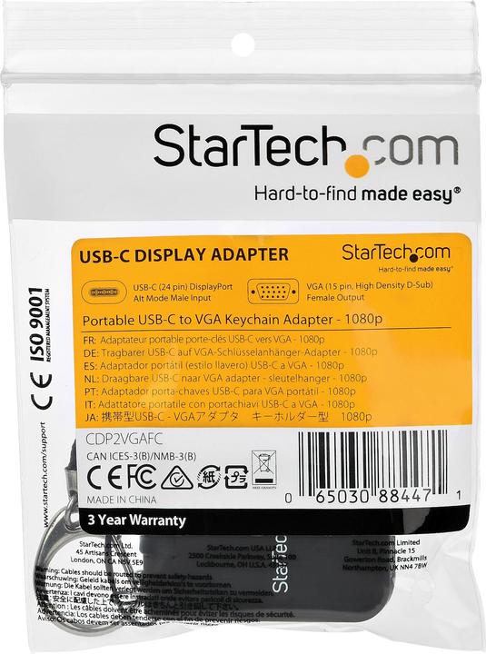 Actual product image StarTech USB Type-C to (VGA, 1.40 cm)