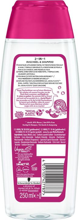 Actual product image Fa Kids Shower Gel & Shampoo Underwater World (250 ml)