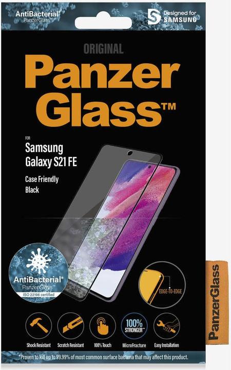 Actual product image PanzerGlass Case Friendly (1 Piece, Samsung Galaxy S21 FE)