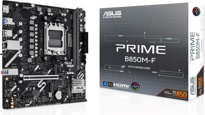 Productafbeelding ASUS PRIME B850M-F (AM5, AMD B850, Micro ATX (mATX))