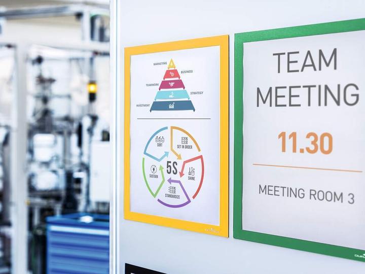 Produktbild Durable 2 Magnetrahmen DURAFRAME® MAGNETIC A4 grün