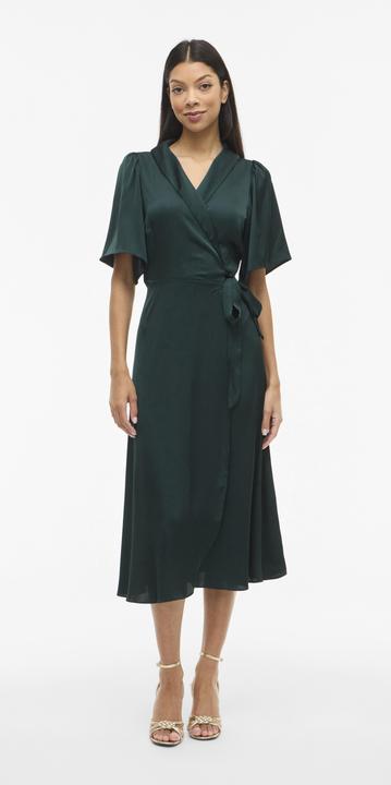 Image du produit Vila VIENNA Kurzarm Kleid mit V-Ausschnitt (36)
