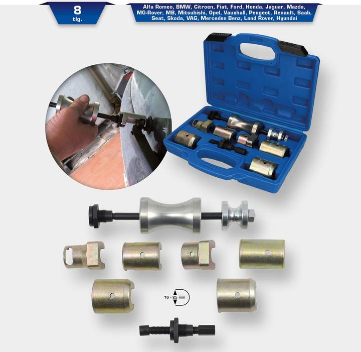 Actual product image Brilliant Tools Windscreen wiper arm puller set | 8-pcs.