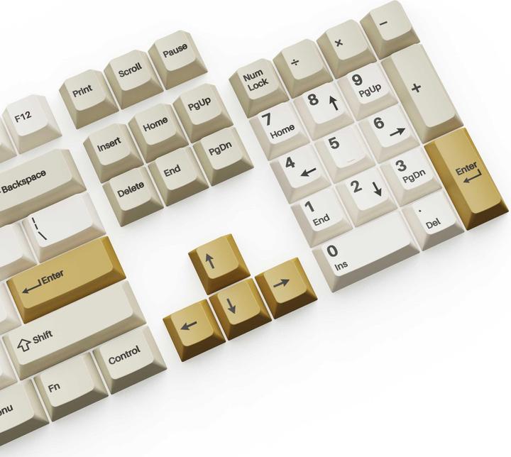 Actual product image Keychron Key DouShot PBT Camel Full OEM US PBT-14