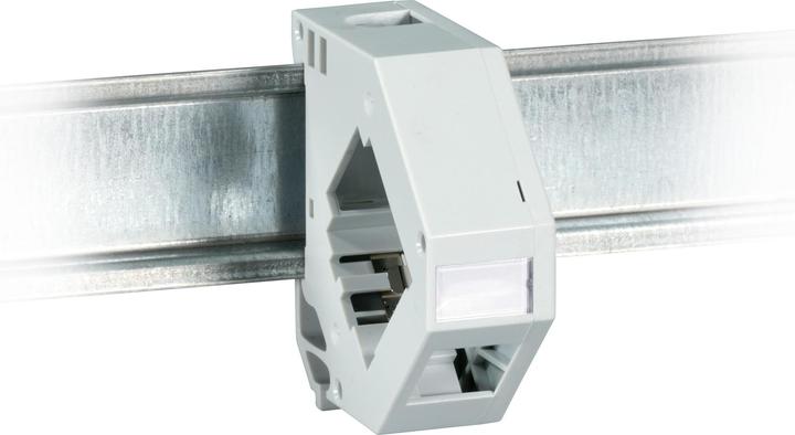 Actual product image EFB Elektronik EFB Keystone module holder 1 port, for DIN rail, plastic