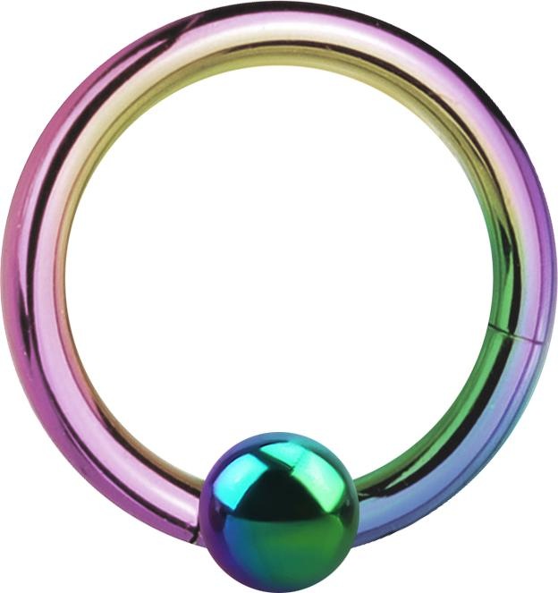 Produktbild Star Piercing Micro Kugel Supernova orange (Chirurgenstahl 316L)