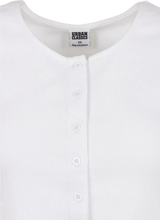 Produktbild Urban Classics Ladies Cropped Button Up Rib Tee (XXL)