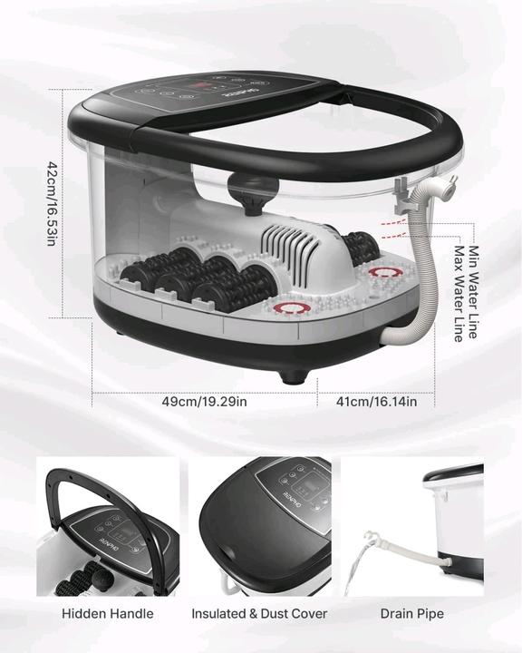 Actual product image Renpho Pro Shiatsu Fussbad