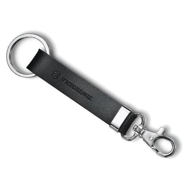 Victorinox, Unisex, Schlüsselanhänger, Ganci Cuoio, Schwarz, Silber