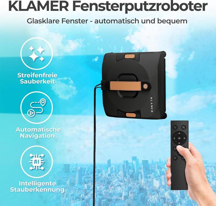 Produktbild KLAMER Fensterputzroboter