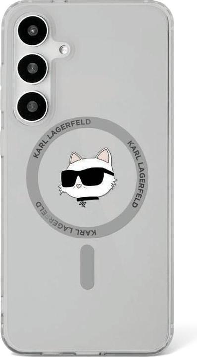 Image du produit Karl Lagerfeld Etui Button Choupette Head Printed Logo MagSafe Samsung Galaxy S25 Plus czarny (Samsung Galaxy S25)