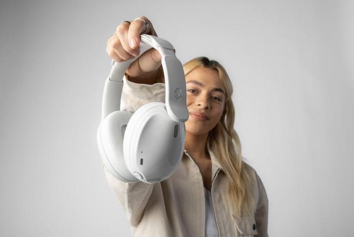 Produktbild Samsonite SKULLCANDY Headphone HESH 540 Over-Ear ANC Bone White (ANC, 65 h, Kabelgebunden, Kabellos)