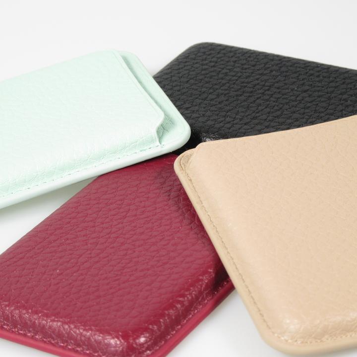 Produktbild PhoneLook MagSafe Magnetkartenhalter aus veganem Leder mit starken Magneten (Apple iPhone 12)