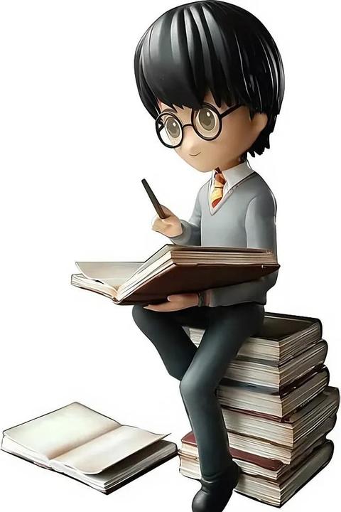 Actual product image Plastoy Figurine Hp Harry Pile De Grim.