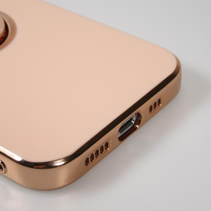 Produktbild PhoneLook Hülle Gummi Bronze mit Ring (Apple iPhone 13 Pro)