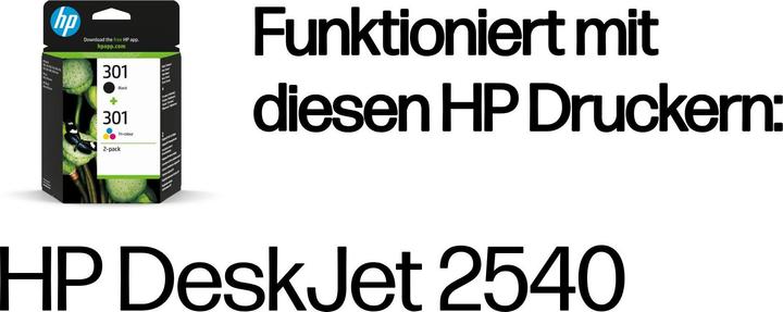 Produktbild HP 301 2-pack (M, C, Y, BK)