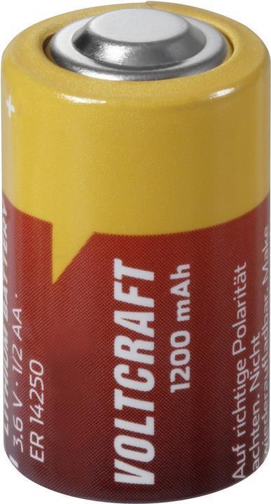 Voltcraft Speciale batterij 1/2 AA Lithium 3,6 V 1200 mAh 1 st. (1 Pcs., 1/2 AA, 1200 mAh)