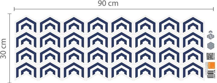 Produktbild Walplus Polygon Geometry Pattern (90 x 30 cm)
