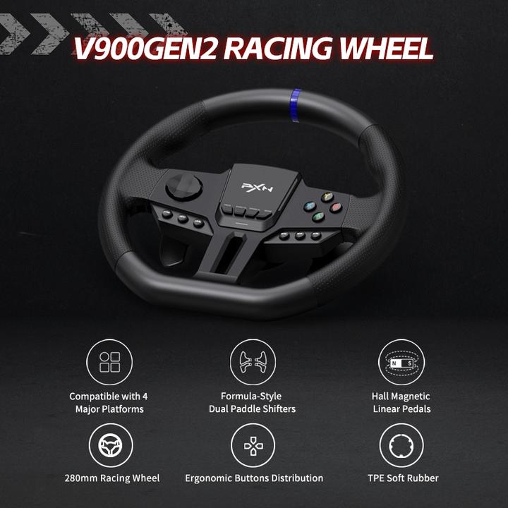 Produktbild PXN PXN-V900 Gen2 (PC, PS3, PS4, Switch, Xbox One S, Xbox One X, Xbox Series S, Xbox Series X)