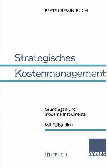 Image du produit Strategisches Kostenmanagement (Allemand, Beate Kremin-Buch, 1998)