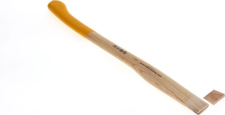Actual product image Ochsenkopf replacement handle made of durable hickory wood, ergonomic shape, 600 mm, 363 g