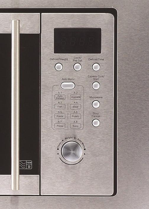 Image du produit PKM Four à micro-ondes encastrable MW800-20,8EB LxHxP 59,5 x 38,2 x 34,4 cm (20 l)