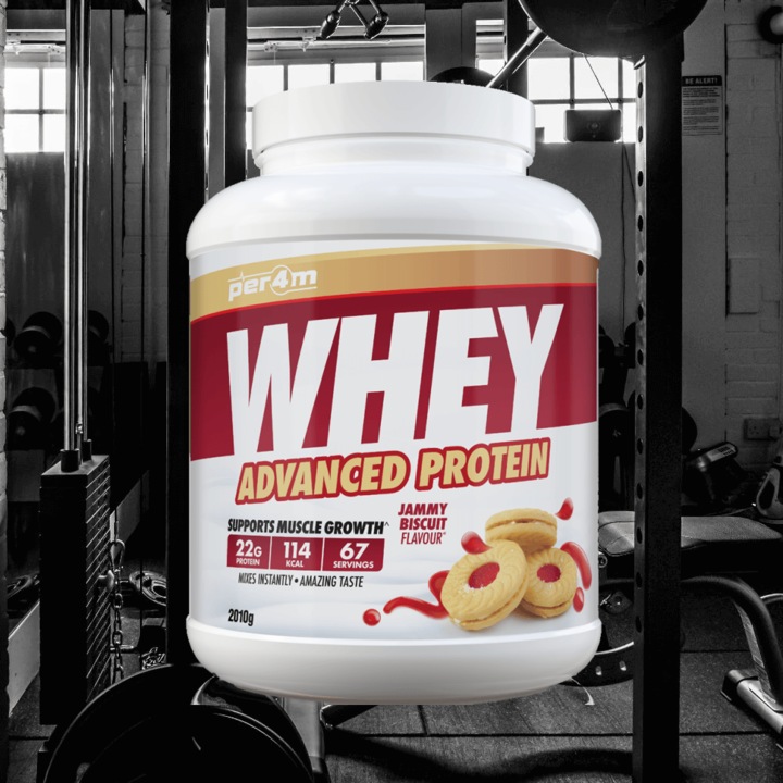 Actual product image Per4m Whey Advanced Protein (Jammy Biscuit, 2010 g)
