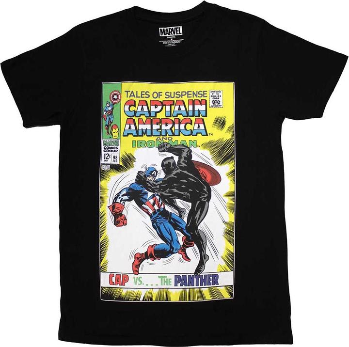 Produktbild Marvel Comics Cap vs The Panther Comic Cover (L)