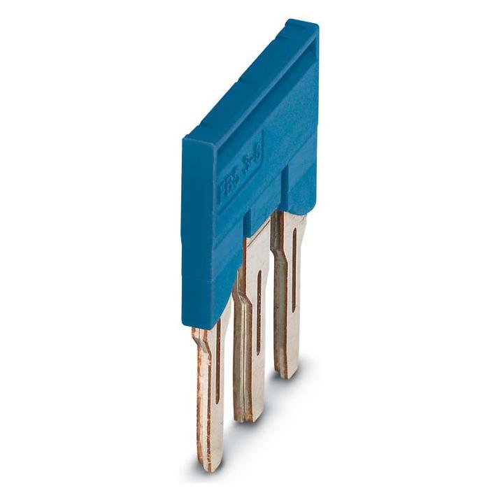 Phoenix Contact Phoenix FBS 3-8 BU Plug-in bridge 10 Stück(e), Elektronikkabel + Stecker, Blau