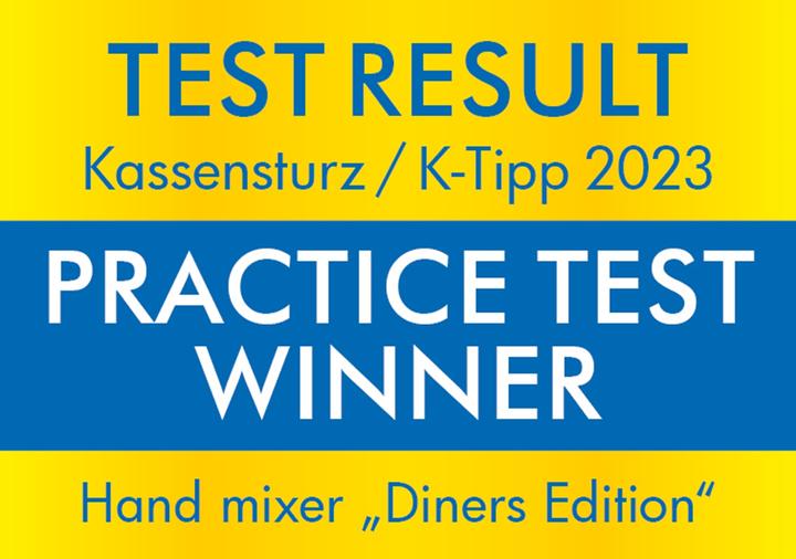 Produktbild Trisa Handmixer "Diners Edition" schwarz (400 W)