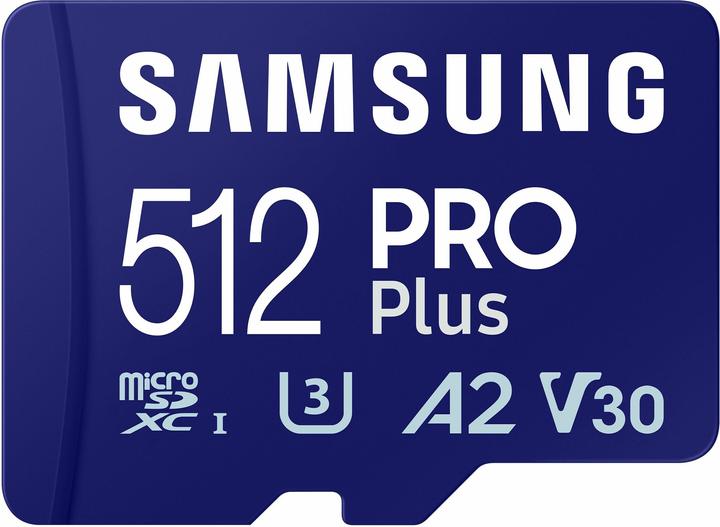 Produktbild Samsung PRO Plus mit USB-Cardreader (512 GB, microSDXC, U3, UHS-I)
