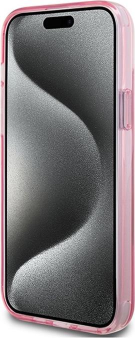 Actual product image Karl Lagerfeld KLHMP15MHMRSKCP iPhone 15 Plus 6.7" różowy/pink hardcase Ring Stand Karl&Choupettte M (Apple iPhone 15 Plus)