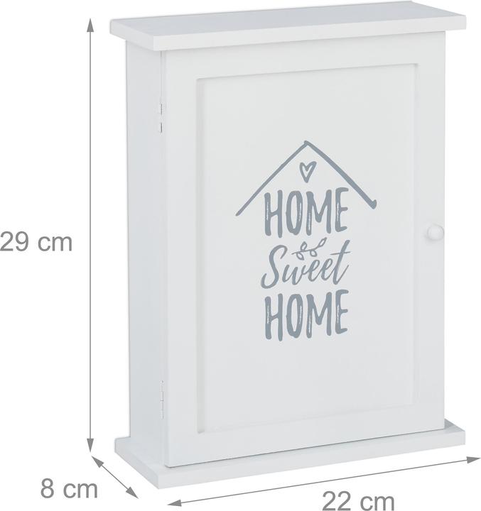 Image du produit Relaxdays Boîte-à-clefs bois (22 x 8 x 29 cm)