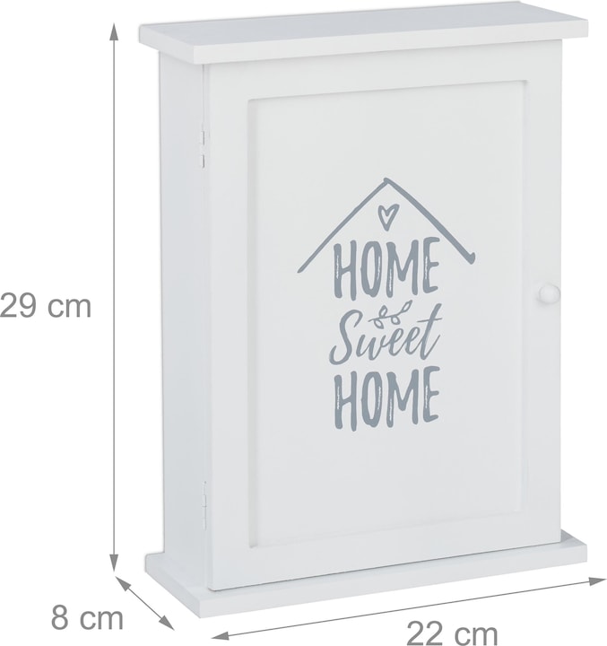 Immagine prodotto Relaxdays Cassetta portachiavi (22 x 8 x 29 cm)