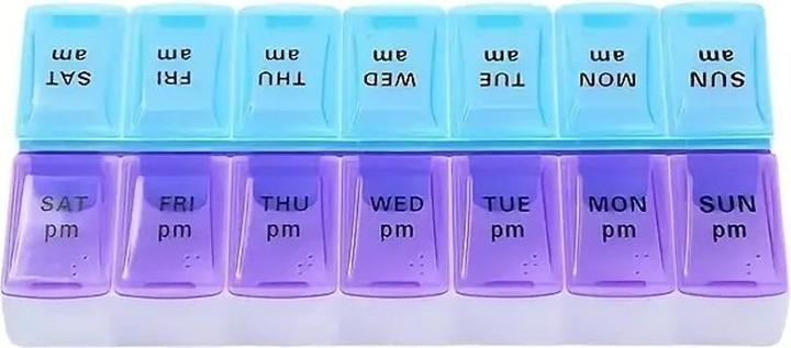 Actual product image Cbx Tablet box 7 days - morning and evening