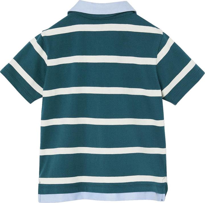 Actual product image Vertbaudet Jungen Poloshirt mit doppeltem Kragen und Recycling-Baumwolle (86)